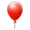 Balloon emoji on Samsung